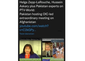 Schillerinstitutet ingriper i Afghanistankrisen