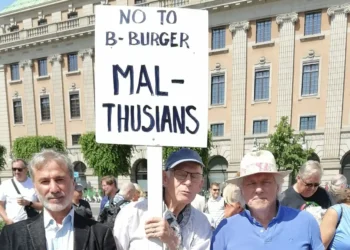 Nej till Bilderbergarnas malthusianiska befolkningsminskningspolitik!
